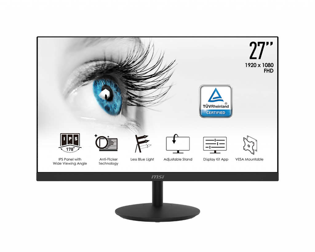 MSI Pro MP271 27吋 IPS FHD 文書辦公顯示器