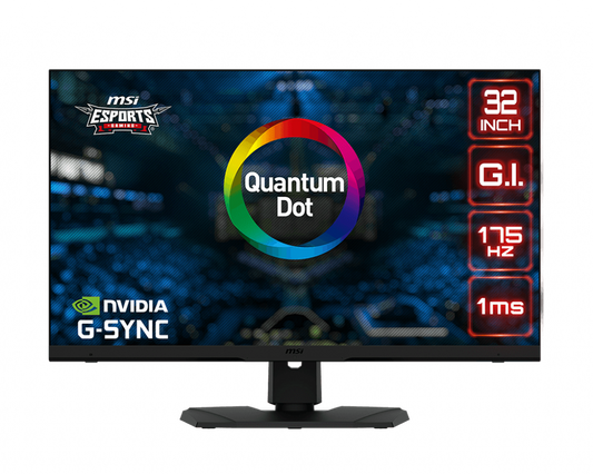 MSI Optix MPG321QRF-QD 32吋 IPS QHD 175Hz Quantum Dot 電競顯示器