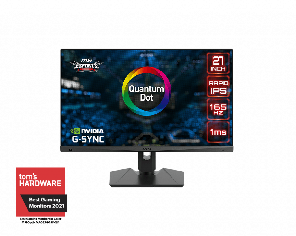 MSI MAG274QRF-QD 27吋 Rapid IPS WQHD 165Hz Quantum Dot 電競顯示器