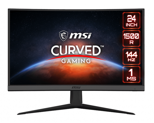 MSI Optix G24C6 24吋 VA FHD 144Hz 1500R曲面電競顯示器