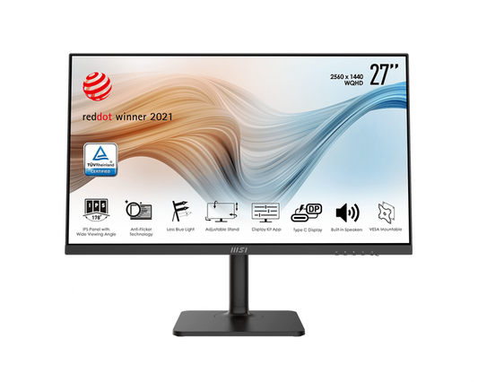 微星 MSI Modern 27吋 2K IPS 75Hz 顥示器