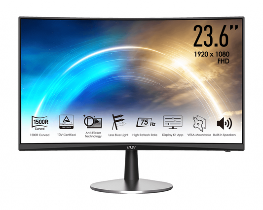 MSI PRO MP242C 23.6吋VA FHD 75Hz 商用顯示器
