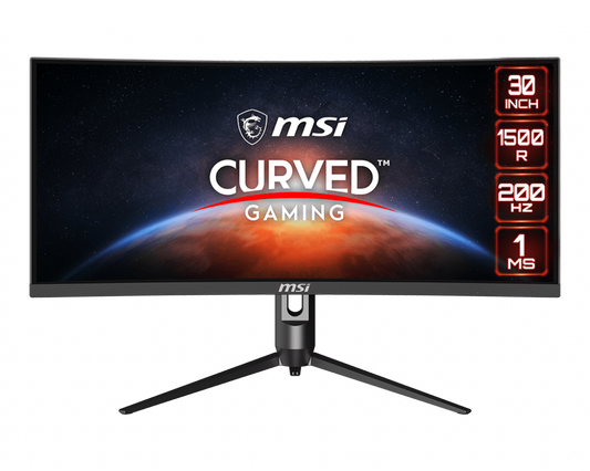 MSI MAG301CR2 30吋 VA WFHD 200Hz 1500R曲面電競顯示器 (RGB 幻光版)