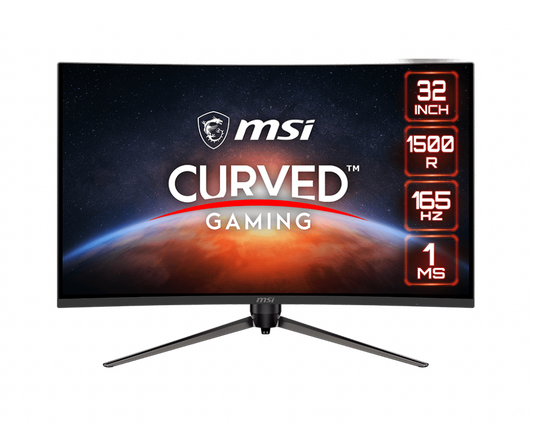 MSI Optix AG321CQR 32吋 RGB 2K 165Hz 曲面電競顯示器 (RGB 幻光版)