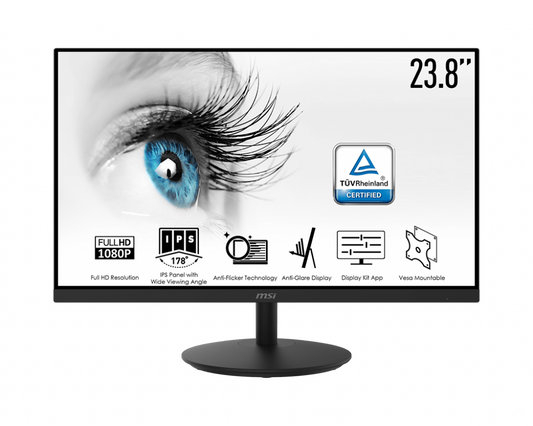 MSI Pro MP242 24吋 IPS FHD 75Hz 文書防眩光顯示器
